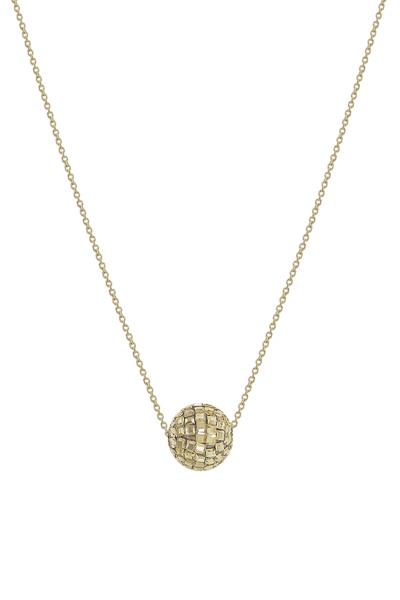 Disco Ball Accent Chain Necklace