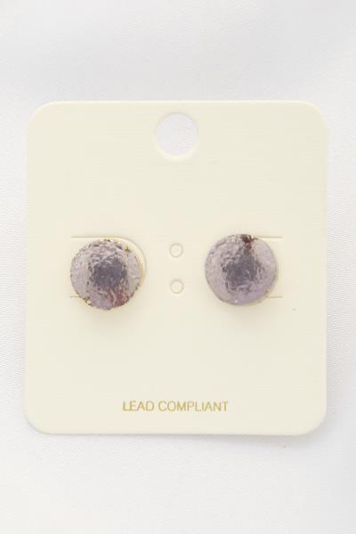 Round Bead Post Earring