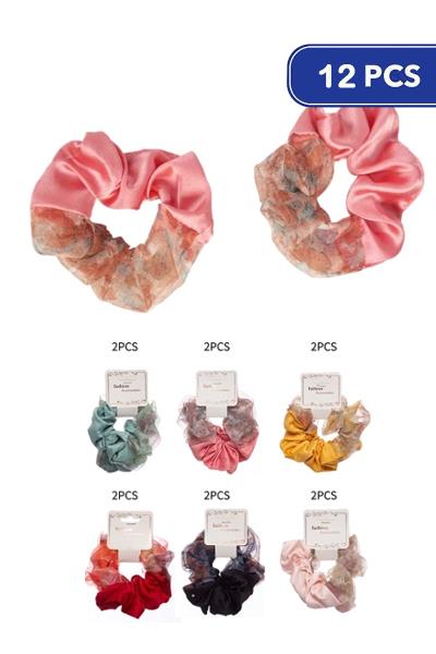 Hair Scrunchies (12 Units)