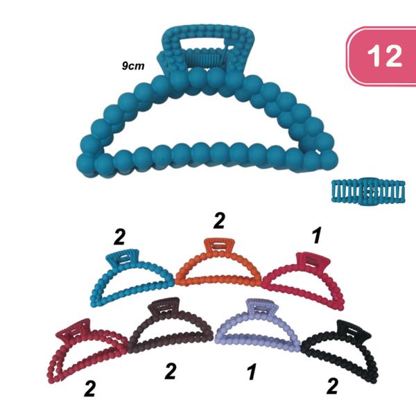 Hair Claw Clips (12 Units)