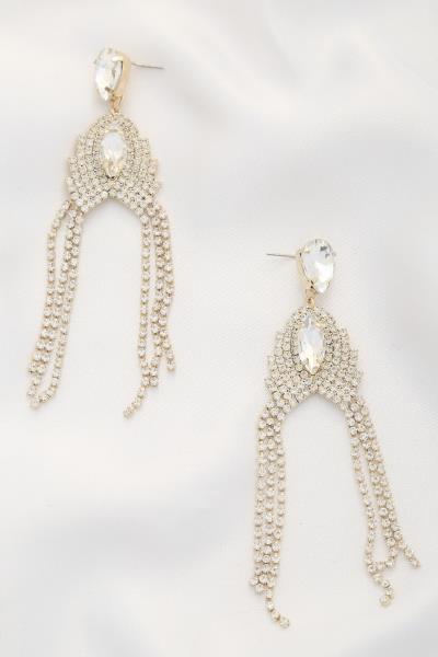 Marquise Crystal Dangle Earring