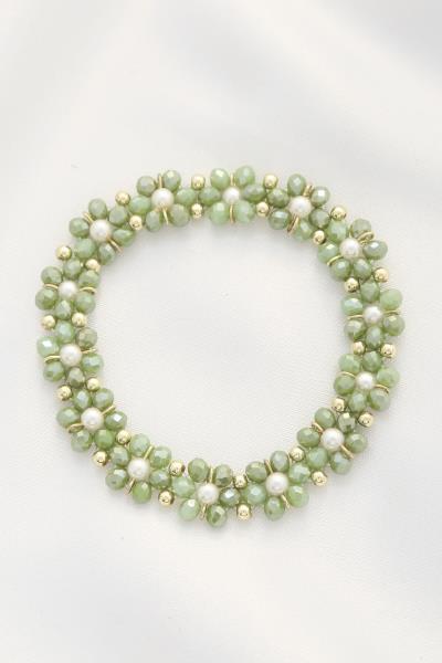 SODAJO Flower Beaded Bracelet