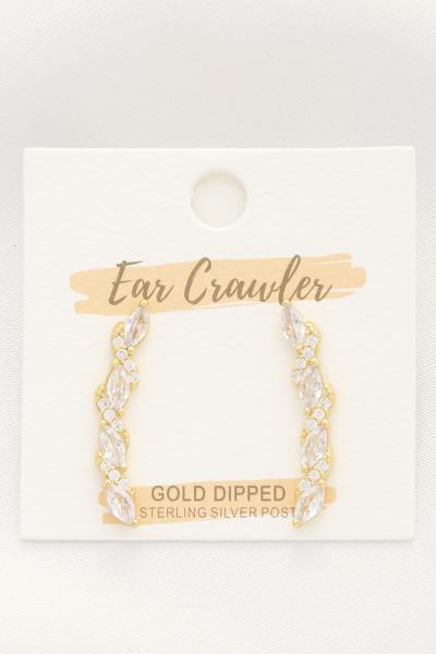 Marquise Crystal Ear Crawler