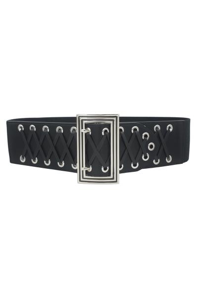 METAL BUCKLE ELASTIC BELT