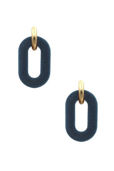 Open Oval Metal Earring