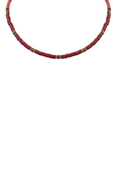 Rubber Disc Necklace