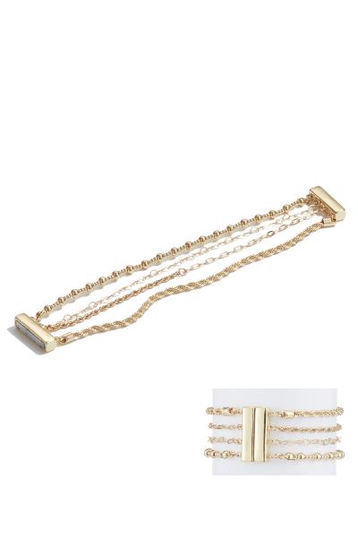 Multi Chain Magnetic Bracelet