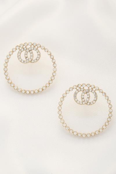 Double Circle Round Earring