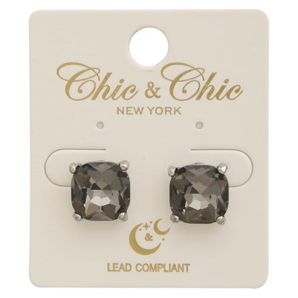 Crystal Stud Earring