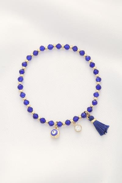 Tassel Eye Beaded Bracelet