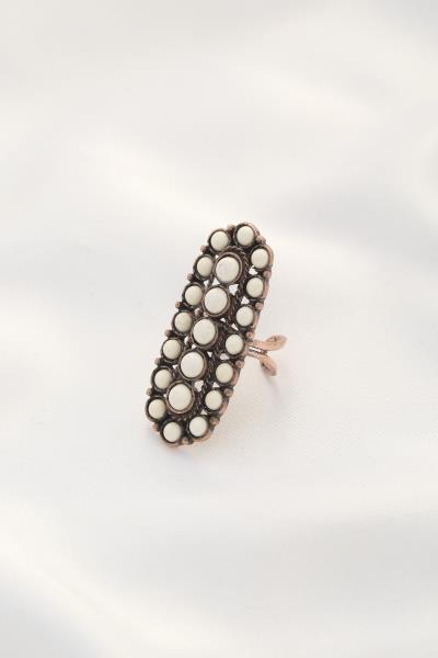 Western Beaded Adjustable Ring