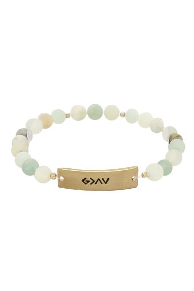 Inspirational Stone Bracelet