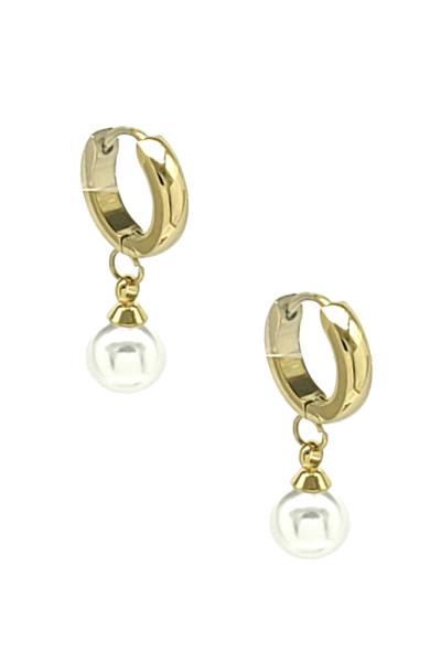 Stainless Steel Huggie Earring
