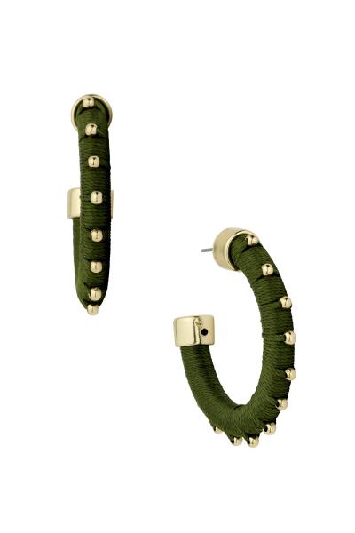Thread Metal 40mm Hoop Earring