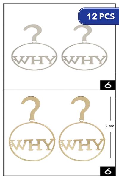 Why Earring (12 Units)