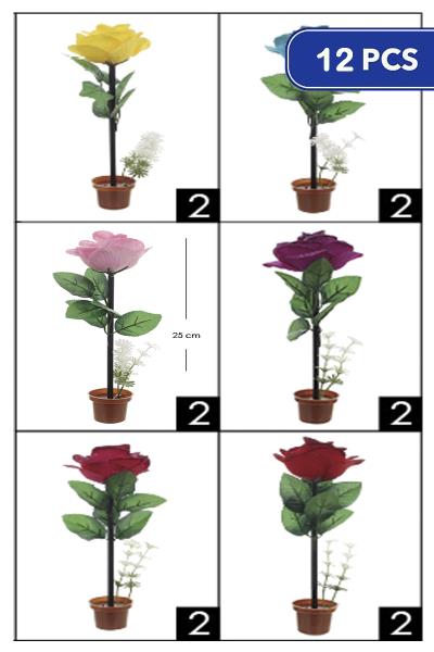Valentines Day Flower Pen (12 Units)