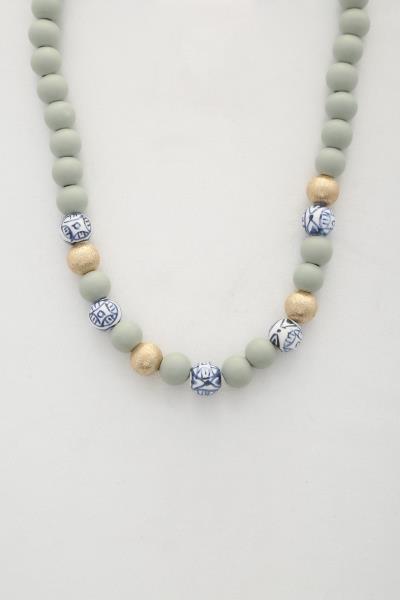 Round Beaded Necklace