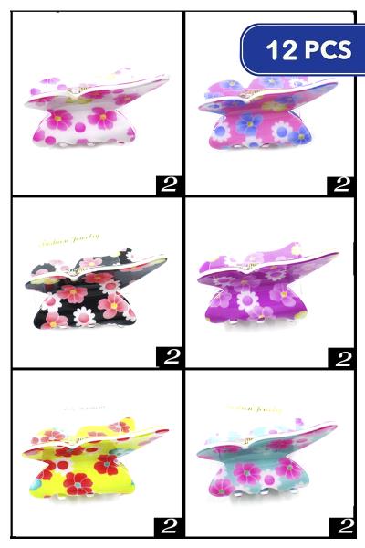 Butterfly Hair Claw (12 Units)