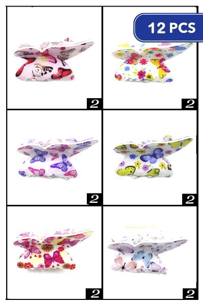 Butterfly Hair Claw (12 Units)