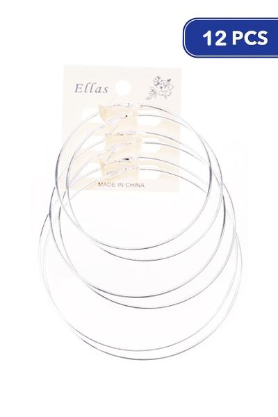 Hoop Earring Set (12 Units)