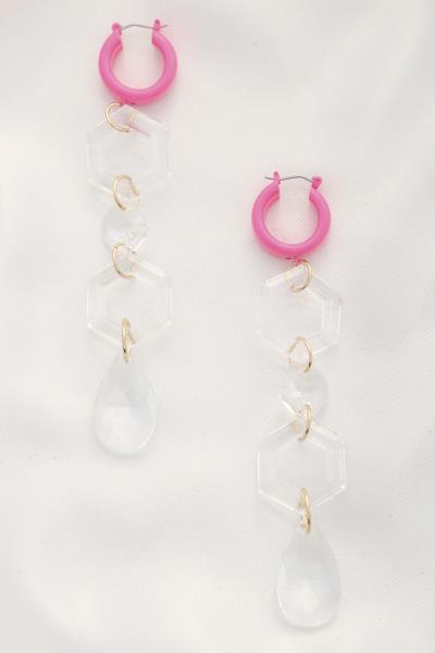 Geometric Huggie Earring