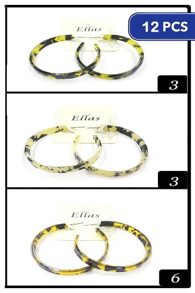 Acrylic Earring 12 Units