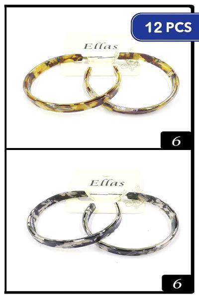 Acrylic Earring 12 Units