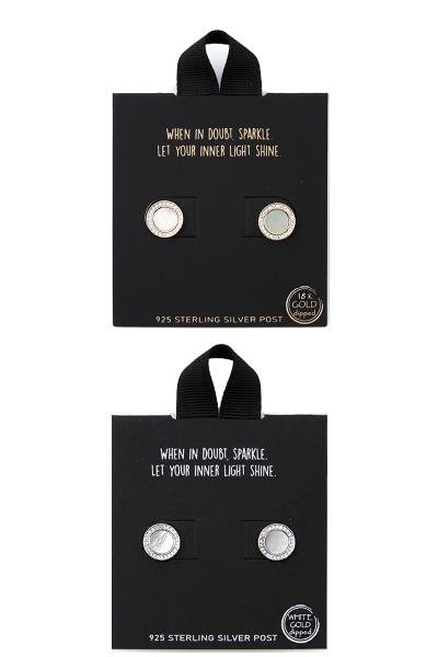 When in Doubt Sparkle Inner Light Shine Earring