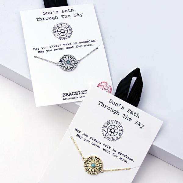 SUN`S PATH THROUGH THE SKY BRACELET