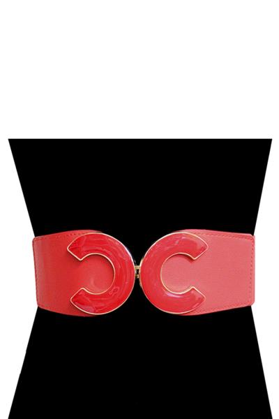 Color Wide Elastic Belt