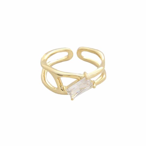 SODAJO Crystal Metal Ring