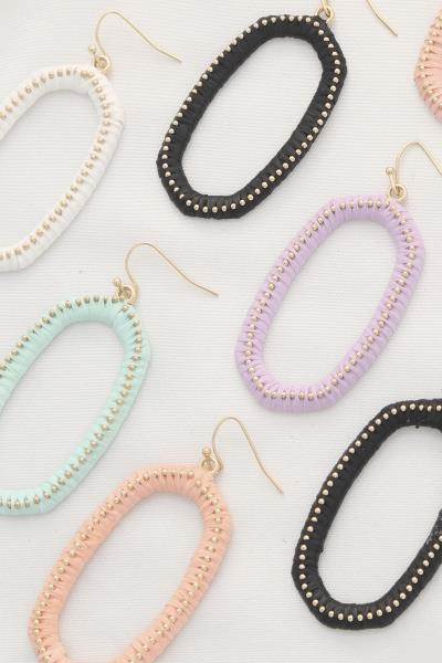 Oval Dangle Earring