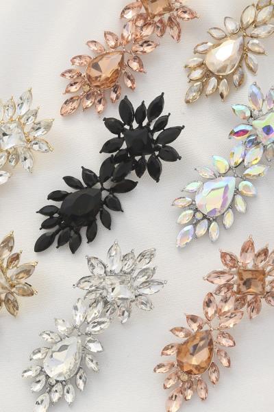 Teardrop Marquise Shape Rhinestone Dangle Earring