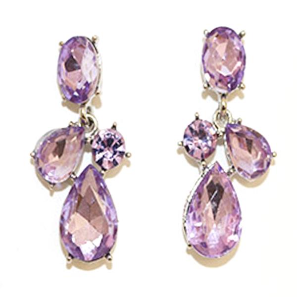 Oval Teardrop Rhinestone Earring
