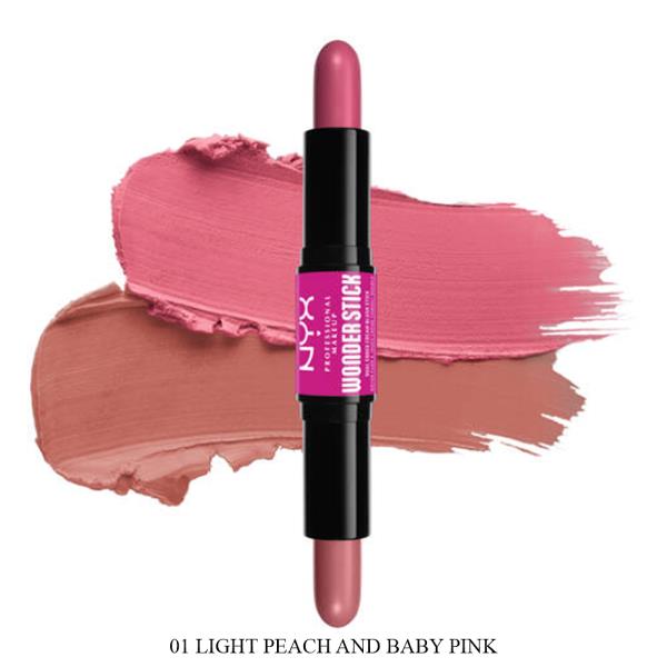 NYX WONDER STICK DUAL ENDED CREAM BLUSH STICK (3 UNITS)