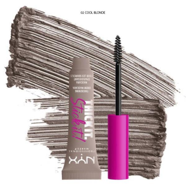 NYX THICK IT STICK IT! BROW MASCARA GEL (3 UNITS)