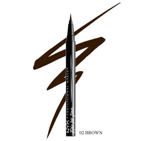 NYX MAKEUP EPIC INK WATERPROOF LIQUID EYELINER (3 UNITS)
