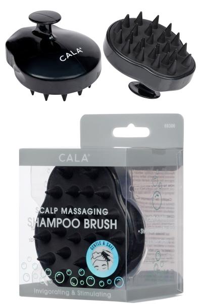 CALA Scalp Massaging Shampoo Black Brush
