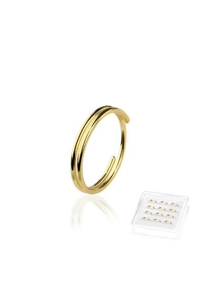 925 Sterling Silver Coil Shape Nose Hoop Package