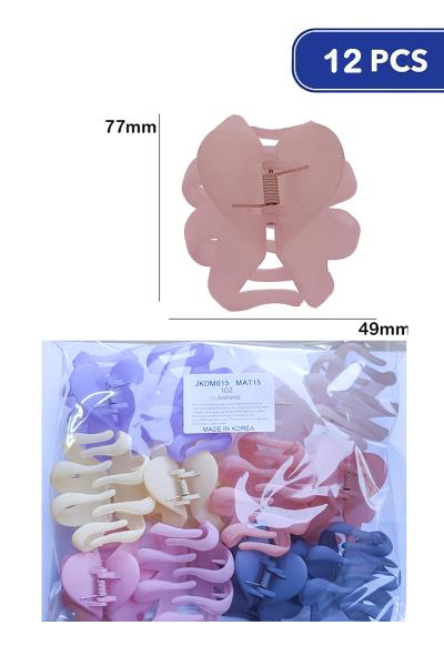 Hair Claw Clips (12 Units)