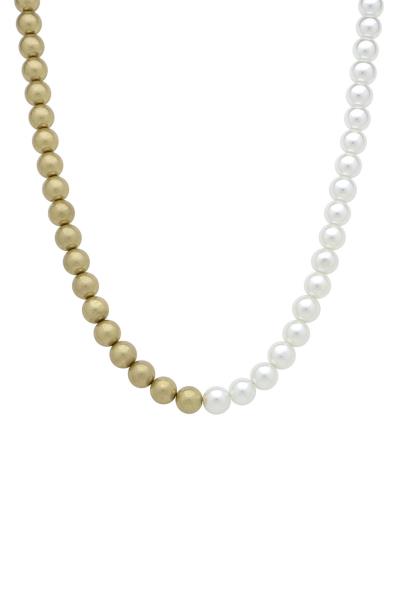 Pearl and CCB Necklace
