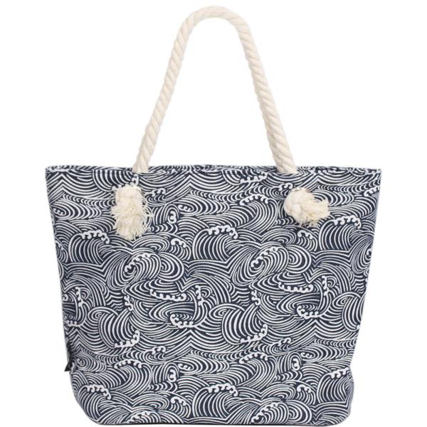 FASHION WAVE BEACH TOTE BAG