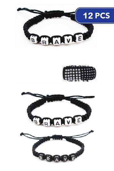 Brave Thread Bracelet 12 Units