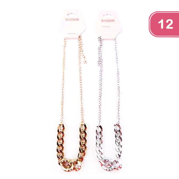 Metal Necklace (12 Units)