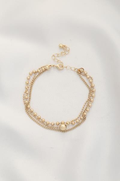 Ball Bead Layered Bracelet