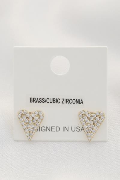 Crystal Heart Shape Earring