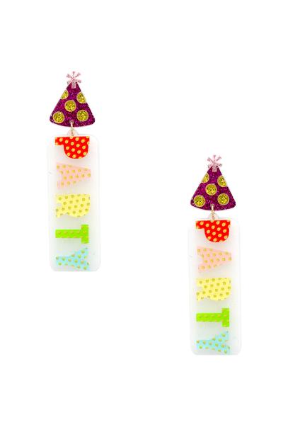 Party And Hat Earring