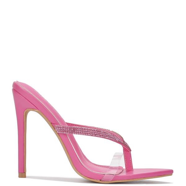 Rhinestone Thin Pointy Heel (12 Pairs)