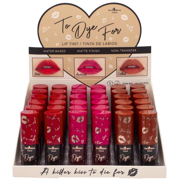 ITALIA DELUXE TO DYE FOR LIP TINT (36 UNITS)