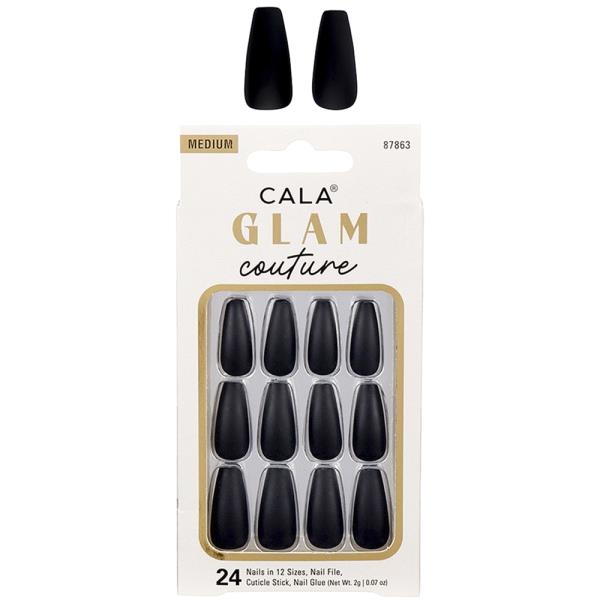 CALA Glam Couture Medium Black Nail Decoration Set
